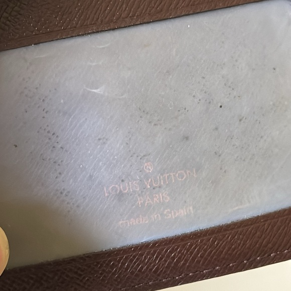 LOUIS VUITTON Damier Ebene Porte 2 Cartes Vertical Card Holder - Picture 12 of 17